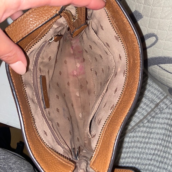 Kate Spade Tan Crossbody Bag with Front Zip - Picture 6 of 7